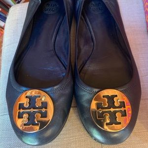 Tory Burch Reva Ballet flats size 11 navy